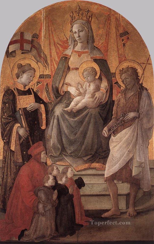 Madonna Del Ceppo Renaissance Filippo Lippi Oil Paintings